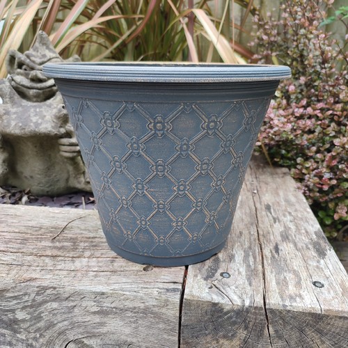 Round plastic decorative plant - plastic,