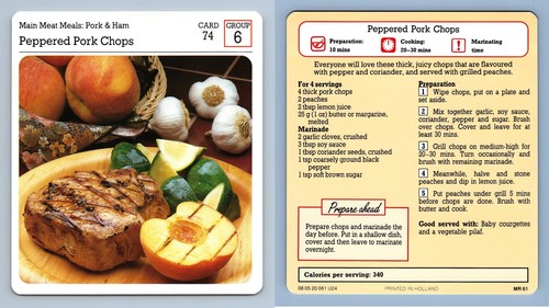 Peppered pork chops - chops, #74