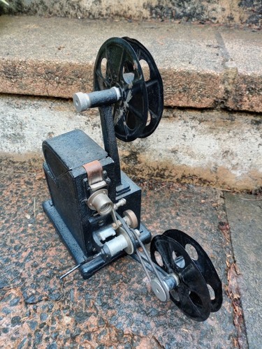 Vintage hand cranked battery - hand,