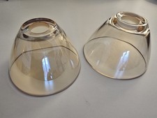 Amber Glass Cone/Bell-shaped