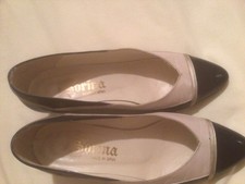 Sorina Navy &cream Shoes.Great Condition,worn Only Couple Of Times.Size3.