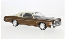 1977 Dodge Monaco Royal Coupe Brown / Beige 1/24 Whitebox