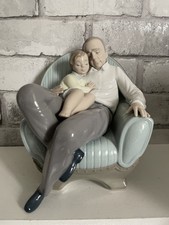 LLADRO Nao “Asleep with Dad” Figurine #1346 Retired