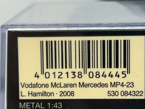Minichamps 530 084322 lewis - 530,