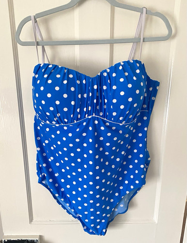 Studio blue white polka - studio,