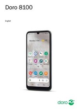 DORO 8100 PRINTED INSTRUCTION MANUAL USER GUIDE HANDBOOK EASY TO READ FREE POST