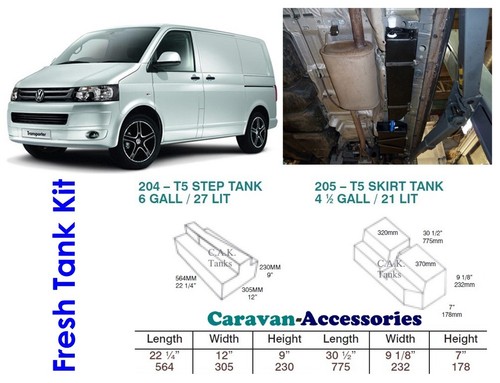 Fresh water tank - tank, kit