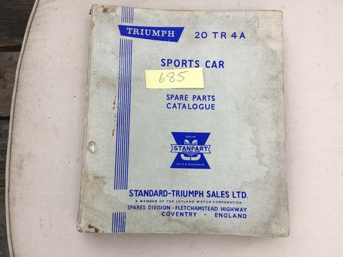 Triumph tr4a spare parts - triumph,