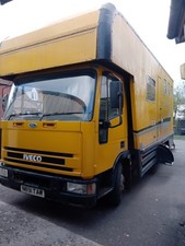Iveco Ford Cargo 75E15 Mobile Workshop With Living 7.5 Ton Horsebox Race Truck
