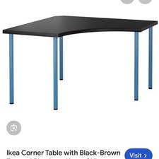 IKEA corner desk – Black