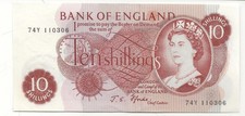 Crisp ten shillings bank - ,