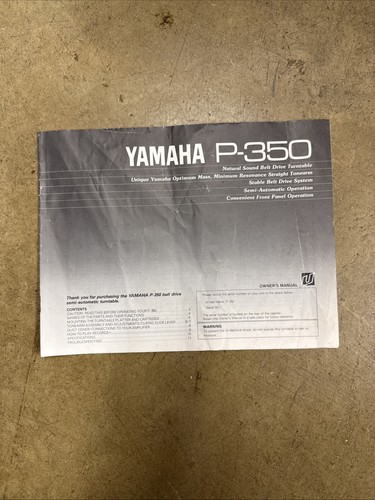 Yamaha 350 semi - yamaha, p-350