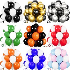 100 X Latex PLAIN BALOON BALLONS helium BALLOONS Quality Party Birthday Wedding