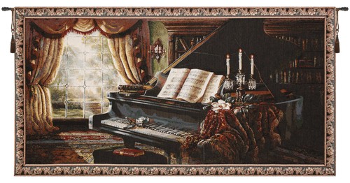 Piano candlelight jacquard - piano,