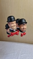 Vintage Ceramic Laurel And Hardy Hanging Mobil By Salco