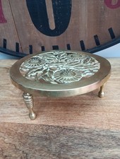 Vintage Brass Trivet Pot Stand