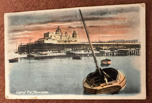 Antique postcard morecambe - postcard,
