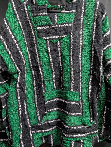 Mexican baja hoodie green - baja,