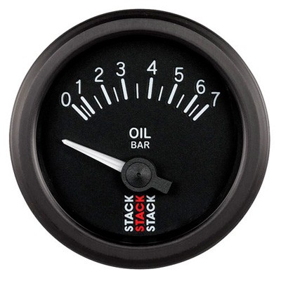 Stack oil pressure gauge - oil,