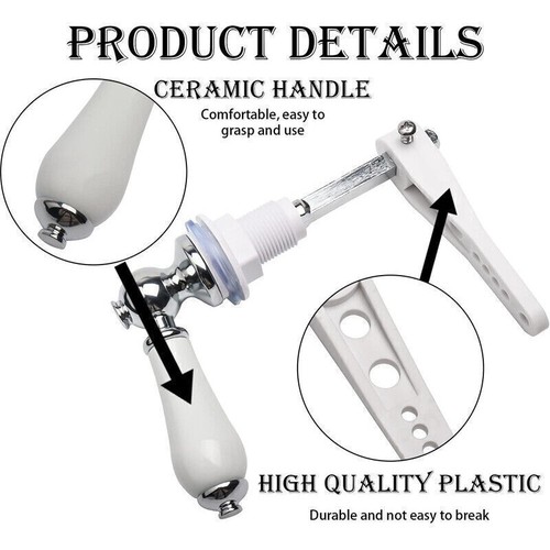 Ceramic toilet cistern lever - toilet,