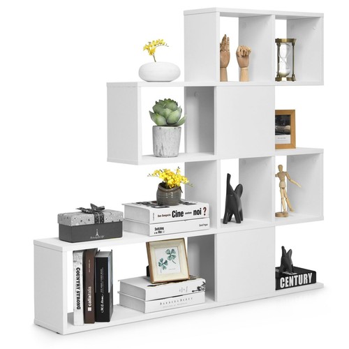 Tier bookshelf modern ladder - 4-tier,