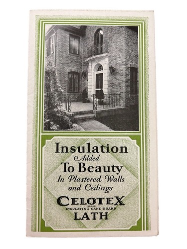 1929 celotex insulation - celotex,