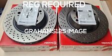 BRAKE DISCS X2 322 mm REAR FITS PORSCHE 911 (993) BREMBO 09.C088.11 & 09.C089.11