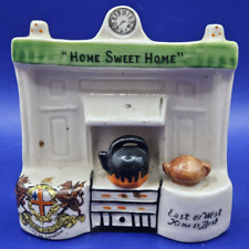 Rare Podmore Crested Ware China - Home sweet home - city of London crest