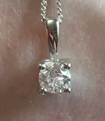 Diamond solitaire pendant and - diamond,