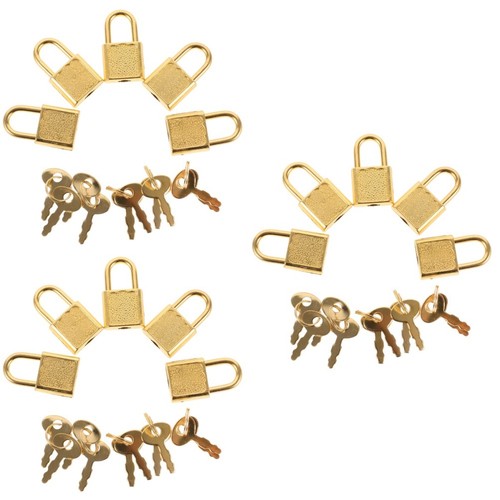 Set jewelry box padlock - of, 3