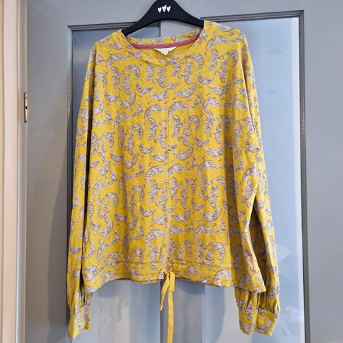 White stuff jersey - top., yellow
