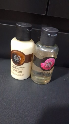 Body shop mini shower gels - body, x2