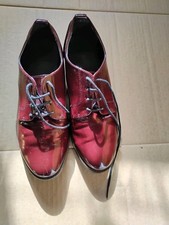 Ladies Burgundy Patent Leather