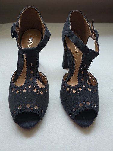 Clarks softwear navy suede - softwear,