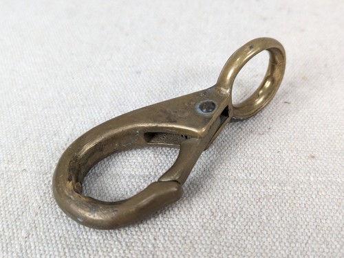 Vintage solid brass - brass, swivel