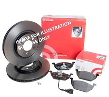 FOR CITROEN C4 1.6 VTS 150 BREMBO FRONT BRAKE DISCS 283MM & BRAKE PADS SET
