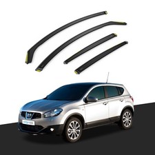 Wind Deflectors For Nissan QASHQAI MK1 2007-2013 5 Door SUV 4pc Tinted