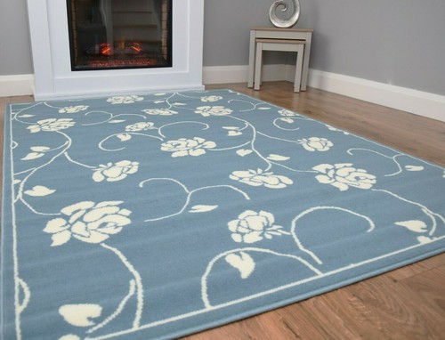 Floral rug carpet mat rose - rug,