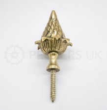 Brass Small Acorn Clock Finial for Grandfather Longcase & Bracket Clocks