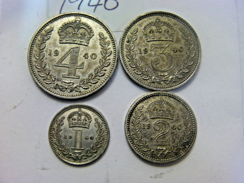 Maundy set george 1940 - george, 1940(1)