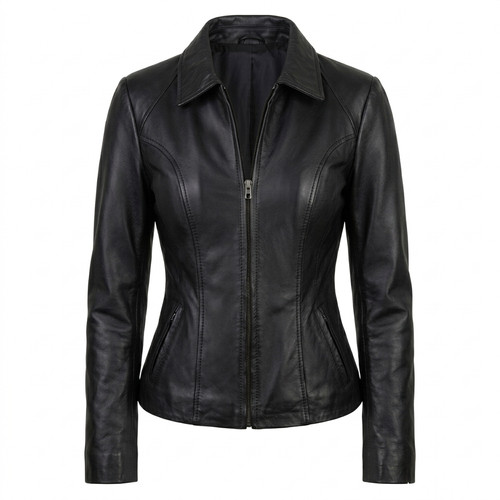 Womens black real - womens, leather