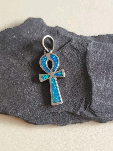 925 sterling silver blue opal - 925,