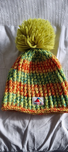 Wedze striped bobble hat - wedze,