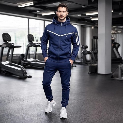 Mens navy blue hooded - mens,