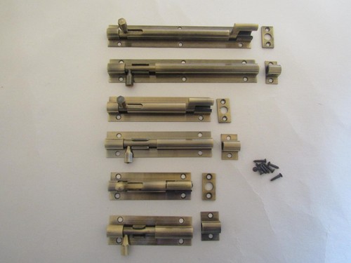 Door bolt slide necked - bolt, cranked