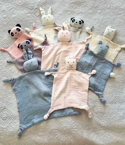 Muslin newborn baby comforter - muslin,