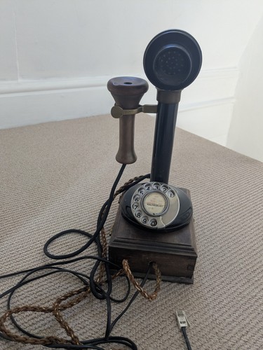 Vintage telephone with - vintage,