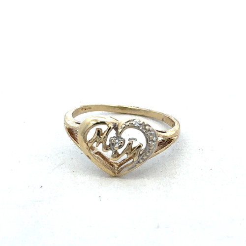 9ct yellow gold - , ring