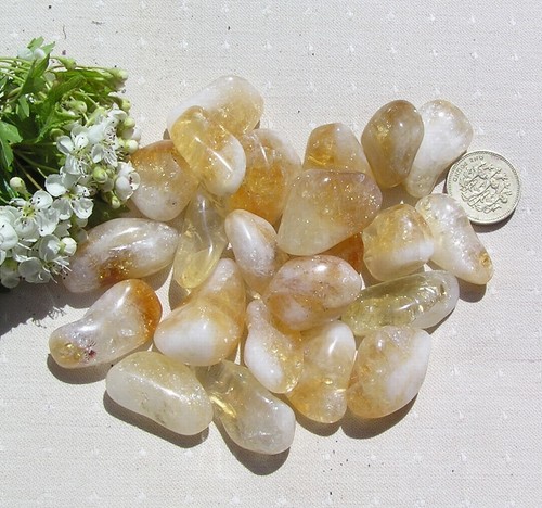 Citrine crystal - 10,
