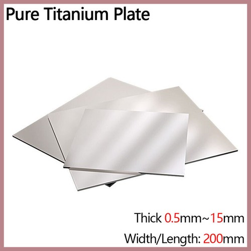 Pure titanium plate square - titanium,
